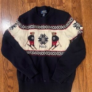 Polo by Ralph Lauren Kids Sweater with Skier Design